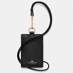 🌺Coach Lanyard ID Badge Holder Case NWT.